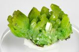 Apple-Green Pyromorphite Crystal Cluster - China #179716-2